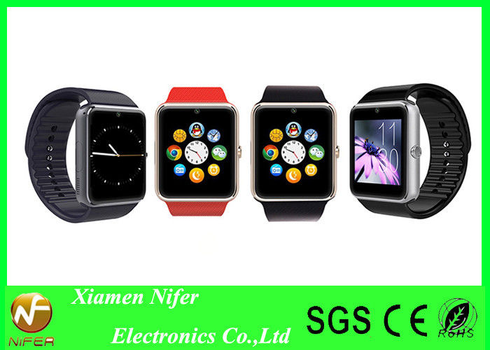 Silver Gold or Metal Black Bluetooth Wrist Smart Bracelet Watch Phone for Promotion Gift