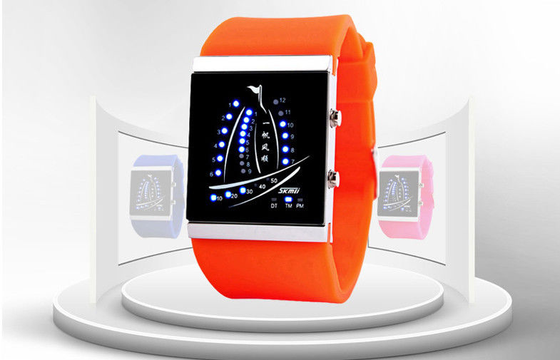 Colorful LED Digital Wrist Watch
