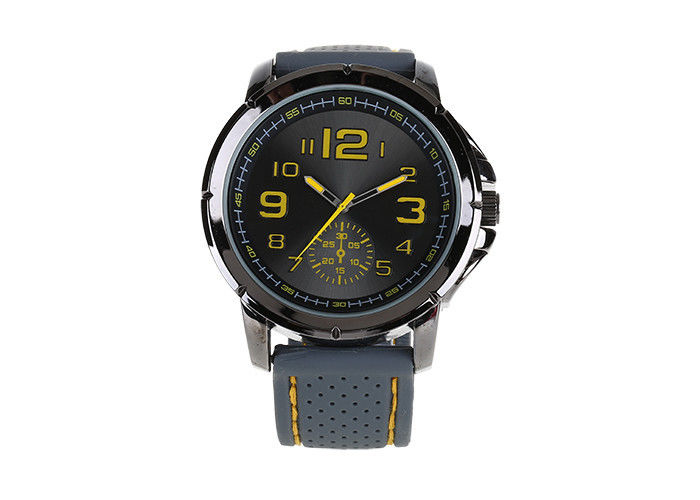 Customized Japan Movement  Analog quartz watch with PU band sporty style quartz watch