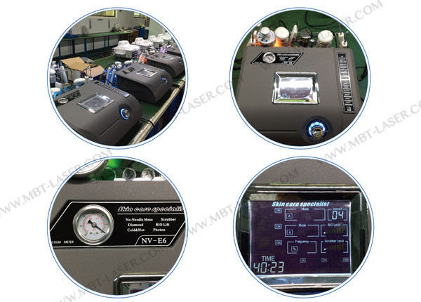 Portable No Needle Mesotherapy Machine / beauty Instrument for treat sun - damaged skin