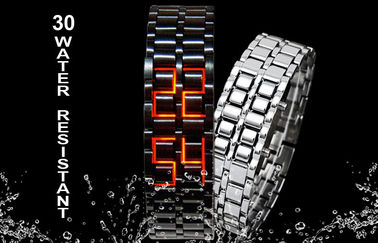Skmei Man Iron Samurai Lava LED Watch , LED Digital Wrist Watch